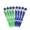 Maydahui Stylish Retractable Globe Ballpoint Pen, 0.02 inch (0.5 mm),