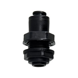 MistKing 22266 Value Bulkhead with O-Ring for Misting Systems, 1/4"