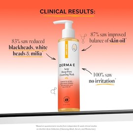 Limpiador dérmico para piel con problemas Clear Skin 1, de Derma e, 3700, 6, 1, 1