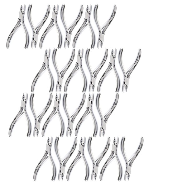 PRECISE CANADA 24 Pcs Multi-Function Professional Hair Extension Plier for