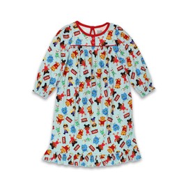 Daniel Tiger's Neighborhood Toddler Girls Granny Gown Nightgown (5T, Blue)