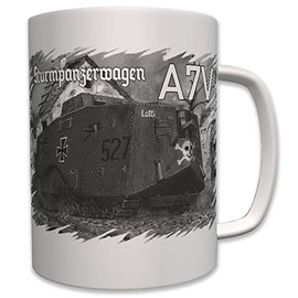 Storm Tank Car A7V Tank WK 1 German Army Cup #6232