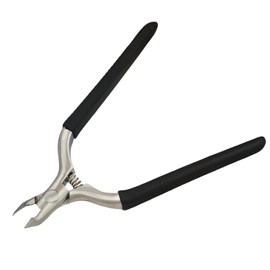 Nagelschere Fussnägel, Premium Nagelzange mit Scharfem und Glattem Schnitt, mit Rutschfestem Schwarzer Griff für Dicken und Eingewachsenen Fußnägel und Fingernägel