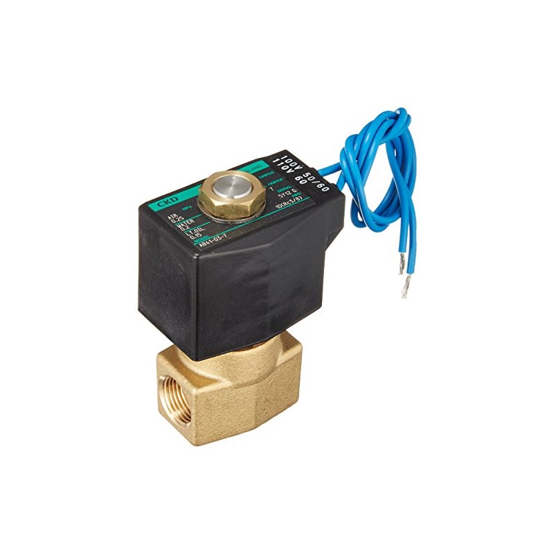 CKD AB41-03-7-AC100V Direct Acting 2-Port Valve, Open When Currented