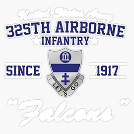 HOF Trading 325Th Airborne Infantry Regiment Vinyl Sticker Waterproof Decal Laptop Wall Window Bumper Sticker 5"