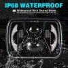 Unbranded Pair 5x7" 7x6" LED Headlight Hi-Lo DRL For Dodge
