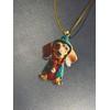 Dog with Green Hat and Red Sweater Christmas Ornament (Style