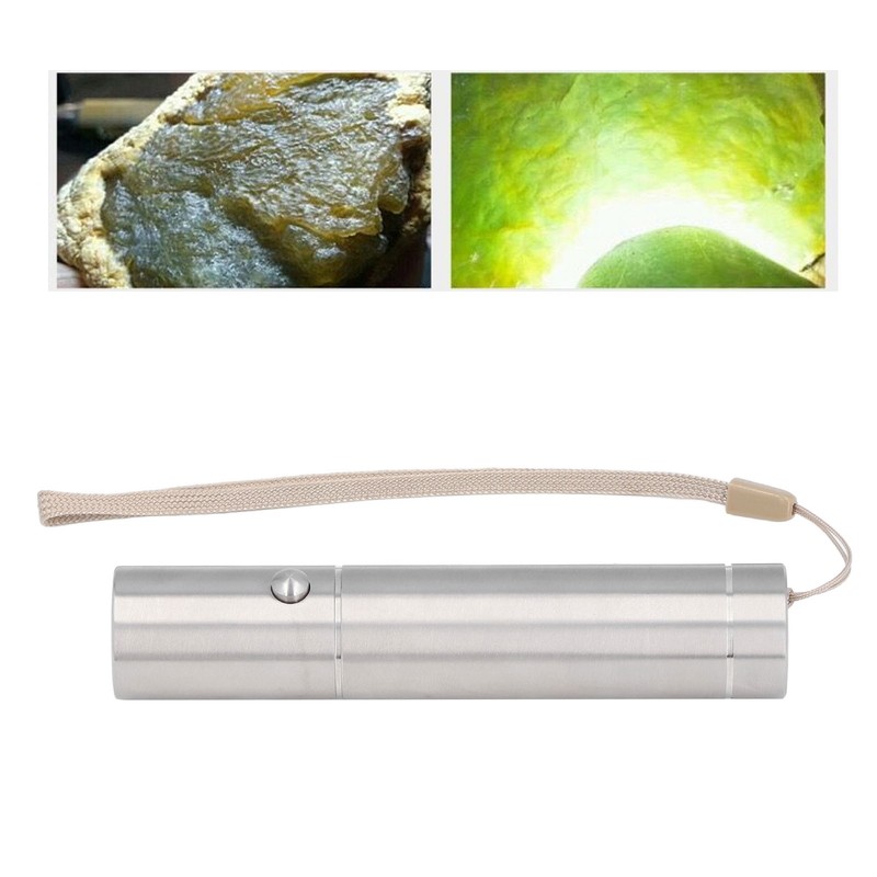 Mini Stainless Steel Flashlight 3 Mode Pocket LED Torch Handheld