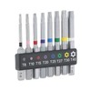 Takagi EARTH MAN Hexagonal Shaft Hex Lobe Bit 8-piece Set