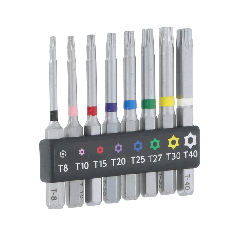 Takagi EARTH MAN Hexagonal Shaft Hex Lobe Bit 8-piece Set