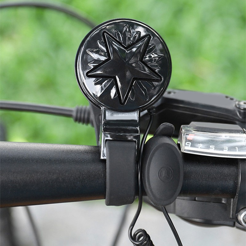 GUB Q-200 Black USB Charging Bicycle Electric Bell Bike 100-120dB