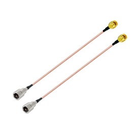 Vecys SMA Male to FME Male RF Coaxial Cable RG316 15 cm (2 Pieces) for 2G 3G 4G LTE Antenna Router UMTS Mobile Broadband Hsdpa WLAN Wireless