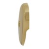 Westbrass D328-01 One Hole Tub Overflow Faceplate with Screw, Polished