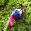 Kopida 4 Pcs Cat Toy Balls, Cat Mouse Ball Cage