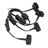 OBDII Flat Noodle Cable 16 Pin 1 in 3 Splitter