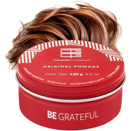 Cera para Cabello Hombre Original Pomade Fijación Media Aspecto Brillante y Saludable Pomada para Cabello Hombre Sin Químicos Agresivos Productos para el Cabello THE GOOD GUYS BRAND (120gr)