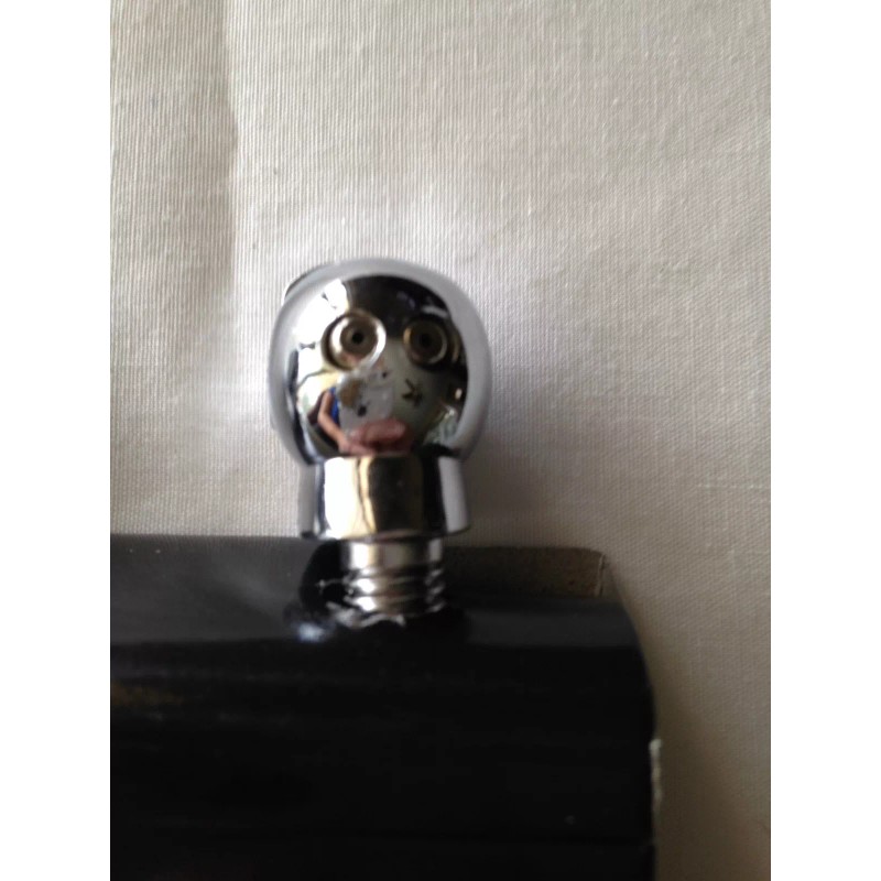 Pilot Automotive Chrome Skull Universal Windshield Washer Jet Spray Nozzle