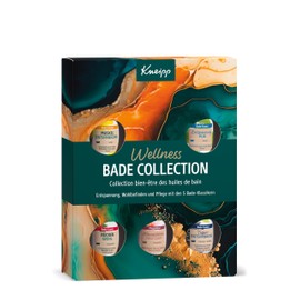 Kneipp Wellness Bath Collection Gift Set with 5 Popular Bath Oils from Kneipp - For a Moment Full of Relaxation and Wellbeing - 5 x 20 ml - Test Sizes to Get to Know