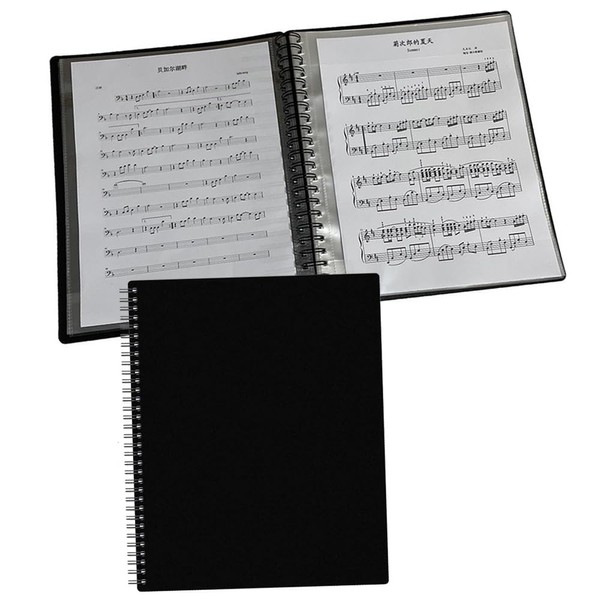 60 Pockets Spiral Binding Display Book RUIFUNETEK Presentation Book with