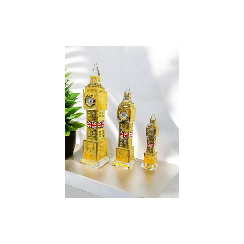 Crystal Big Ben With Clock London Soveniers Big ben with