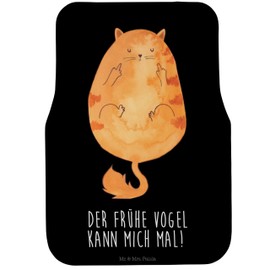 Mr. & Mrs. Panda Driver's Car Mat Cat Early Bird - Gift, MIOW, Cat Souvenirs, Rental, Cats, Doormat Car, Dirt Mat Car