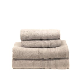MOSOBAM 700 GSM Luxury Bamboo 4pc Large Oversized Bathroom Set, Light Grey, 2 Bath Towels 30X58 2 Hand Towels 16X30, Bulk Clearance Prime Turkish Shower Towel Sets, Quick Dry, Gray