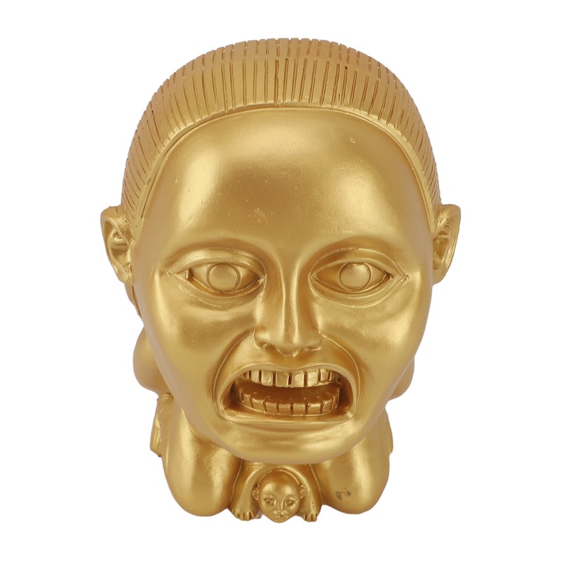 Fertility Statue Resin Handmade Golden Exquisite Creative Fertility Idol Sculpture
