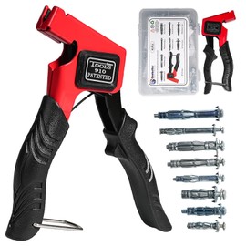 GOOBETTER Molly Bolts for Drywall Plaster Wall, Hollow Wall Anchors Drywall Screw Gun for Picture Frames, Shelves, and Towel Racks 40pcs Heavy Duty Hollow Wall Anchors in 8 Size Screws Incl