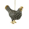 Cody Foster & Co Black Merriment Hen Paper Mache Hanging