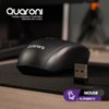 Quaroni Mouse MIQ01N. Sensor Optico, 4 Botones Scroll, Inalámbrico, 16001200800
