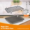 Roasting Rack,Heavy Duty Turkey Rack Insert for Roasting Pan,Fit for