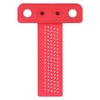 Woodworking Scriber T Square Ruler 100mm Aluminum Alloy Hole Positioning