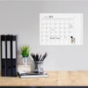 TORASO Dry Erase White Board Monthly Calendar Board, Magnetic Whiteboard