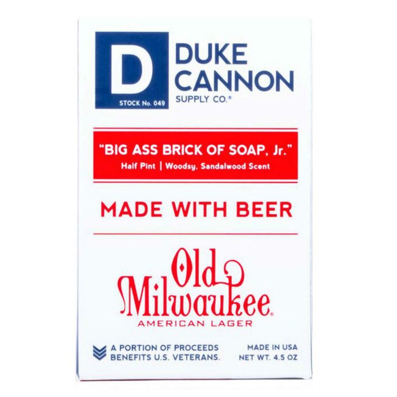 Duke Cannon Big Ass Brick of Beer Soap, Jr. 4.5