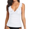 Yonique - Traje de baño tankini para mujer, solo con