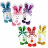 Kleenes Traumhandel Set of 6 Easter Eggs Rabbit in Fun