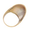 Brass Archery Thumb Ring Portable Finger Protector with Anti Lost