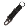 EKLOEN 2 Pack Paracord Carabiner Survival Keychain Lanyard with Firestarter