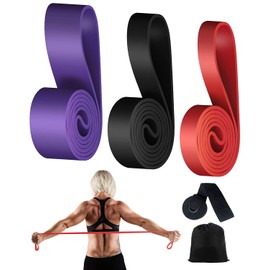 Lorrtta Resistance Bands [Set of 3] Resistance Band Women with 3 Different Resistance Levels Resistance Bands Set Men Gym for Exercise Training Yoga Pull Up Bands for Butt Expanding Arm Leg theraband
