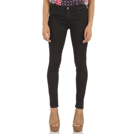 WallFlower Women's Irresistible Denim Jegging High-Rise Insta Soft Juniors Jeans (Standard and Plus), Logan/Black, 0