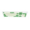 Keyboard Keycaps 108 Keys Matcha Green Theme PBT Material OEM