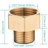 CIENCIA Brass Hose Connector 1/2” Female to 3/8” Male Adapter