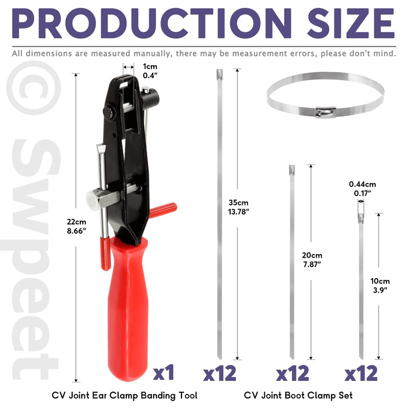 Swpeet - 37 piezas de 4 pulgadas, 8 pulgadas, 14