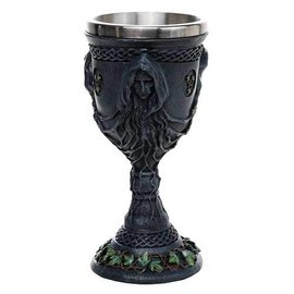 Medieval Renaissance Mother Maiden Crone Triple Goddess Chalice 12oz by Nemesis Now Ltd