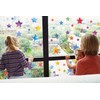 Adhesivos decorativos para pared (123 adhesivos), diseño de estrellas, Una