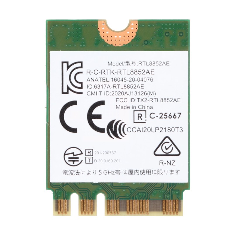 WiFi6 Wireless Card 574Mbps 2.4G 1200Mbps 5Ghz BT5.2 M.2 AC