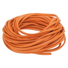 Motoforti Universal Car Door Edge Protective Sealing Strip U-Type Door Scratch Protection Guard, 65.62ft 20m, Anti-scratch Collision, PVC Iron, Orange