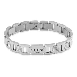 Pulsera Para Hombre Guess Frontiers Color Acero Jumb01342jws Diámetro 12 cm Largo 23 cm