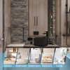 V-MOZZA 100-Piece Faux Stone Peel and Stick Backsplash Tile, Waterproof