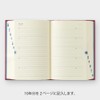 Midori Diary 10-Year Continuous Use Door Dark Red 12860006